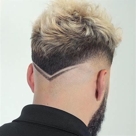 corte de cabello en v hombre